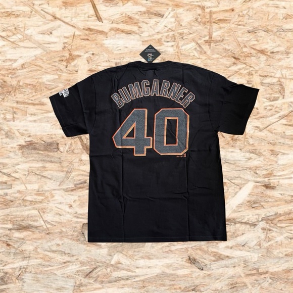 💙NWT💙 MAJESTIC San Francisco Giants Bumgarner 40 Tee - Picture 1 of 7